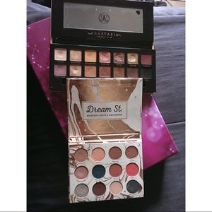 ABH soft glam and dream st. colourpop palettes!